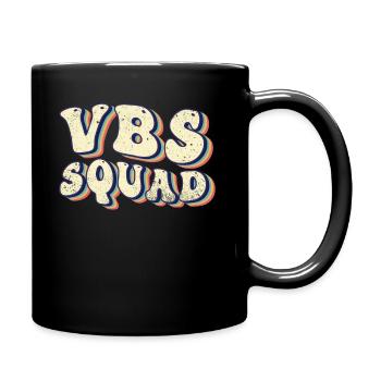 VBS Squad Bibel Shool - Tasse einfarbig - Schwarz - Rechts