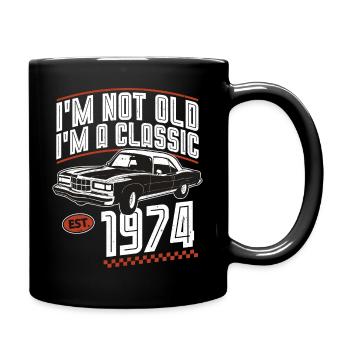 1974 Vintage Vintage Retro Classic Birthday - Full Colour Mug - black - Right