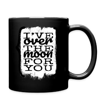 christmas geek astrology happy space ship - Full Colour Mug - black - Right