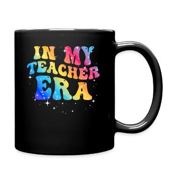 In My Teaching Era Teaching - Full Colour Mug - black - Right