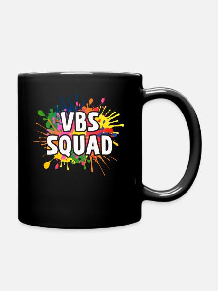 VBS Squad Bible Shool - Full Colour Mug - black