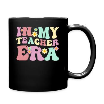 In My Teaching Era Teaching - Full Colour Mug - black - Right