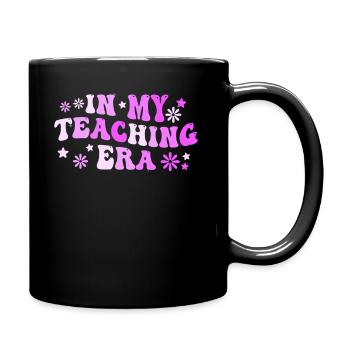 In My Teaching Era Teaching - Full Colour Mug - black - Right