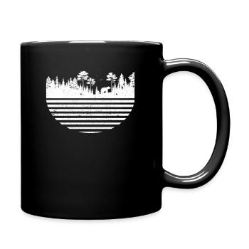 Randonnée Montagnes Faune Nature Animal Ours Forêt en plein air - Mug uni - noir - Droite