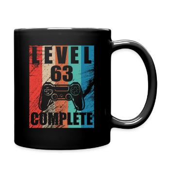 Level 63 complete - Full Colour Mug - black - Right