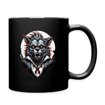 LOUP GAROU costume 8 - Mug uni - noir - Droite