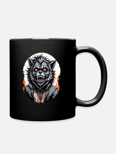 LOUP GAROU costume 9 - Mug uni - noir