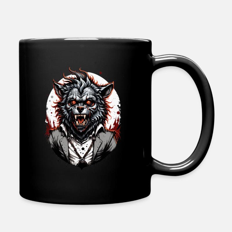 WEREWOLF Costume 10 - Full Colour Mug - black