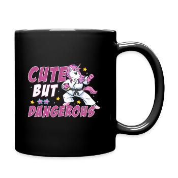 Mignon mais dangereux - Mug uni - noir - Droite