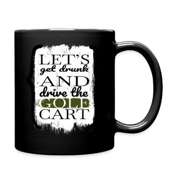 Golfkids Putters Sport Cadeau Idée Cadeau Maillot de Golf - Mug uni - noir - Droite