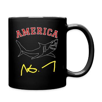 America - Full Colour Mug - black - Right