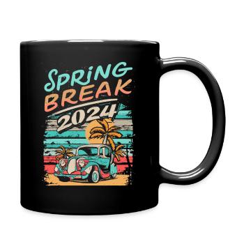 Spring Break 2024 Vacances Rétro Vintage - Mug uni - noir - Droite