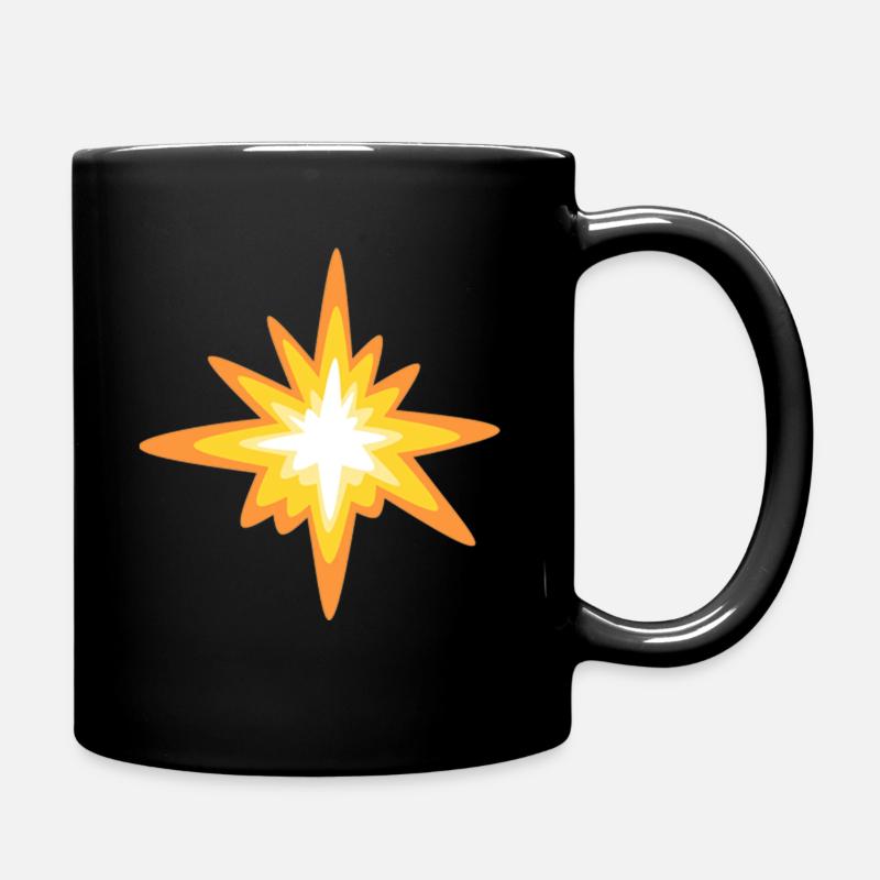 Star Comet Light Center - Full Colour Mug - black