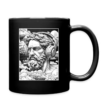 La chemise streetwear hip-hop de Zeus : mythologie et musique - Mug uni - noir - Droite