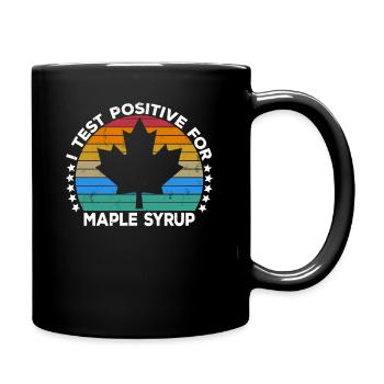 Maple Syrup Maple Tree Sap Tapping Sugaring Tapper - Full Colour Mug - black - Right