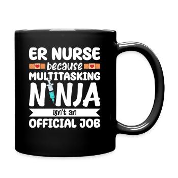 Funny Nurse Gifts - Full Colour Mug - black - Right
