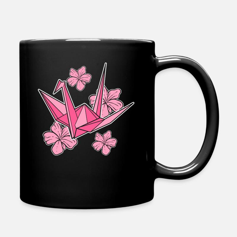 Sakura Origami Handwerker - Tasse einfarbig - Schwarz