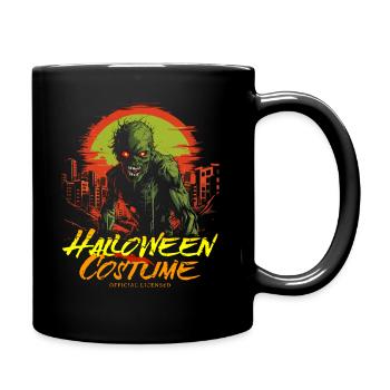 Atomarer Horror Zombie: Halloween Kostüm für Damen - Tasse einfarbig - Schwarz - Rechts