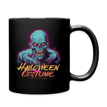 Glowing Horror Zombie - Halloween Costume for Women - Full Colour Mug - black - Right