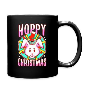 Noël houblonné - Mug uni - noir - Droite