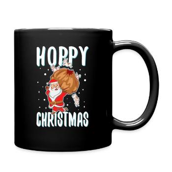 Noël houblonné - Mug uni - noir - Droite