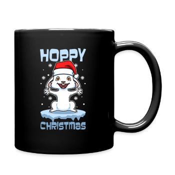 Noël houblonné - Mug uni - noir - Droite