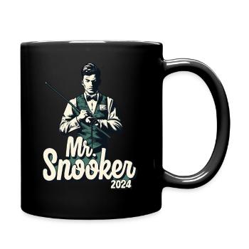 Mr. Snooker Pool Billiards Snooker Player - Full Colour Mug - black - Right