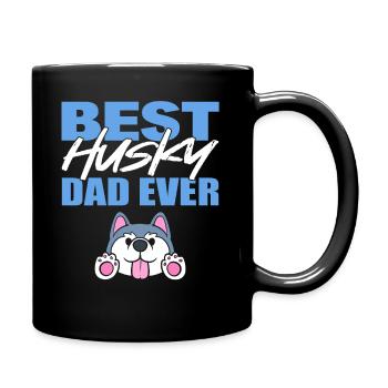 Best Husky Dad Ever Hundetrainer - Tasse einfarbig - Schwarz - Rechts