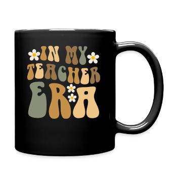 In My Teaching Era Teaching - Full Colour Mug - black - Right