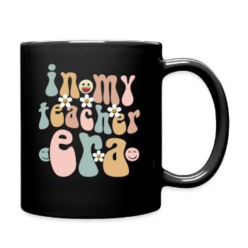 In My Teaching Era Teaching - Full Colour Mug - black - Right
