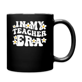 In My Teaching Era Teaching - Full Colour Mug - black - Right