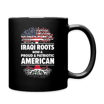 Irakischer amerikanischer Patriot USA Gewachsener - Tasse einfarbig - Schwarz - Rechts