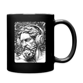 Zeus Shirt: This is where myth and music merge. - Full Colour Mug - black - Right