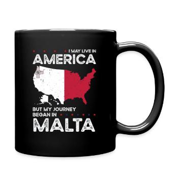 Maltais American Patriot États-Unis cultivé - Mug uni - noir - Droite