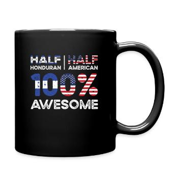 Hondurien American Patriot États-Unis - Mug uni - noir - Droite