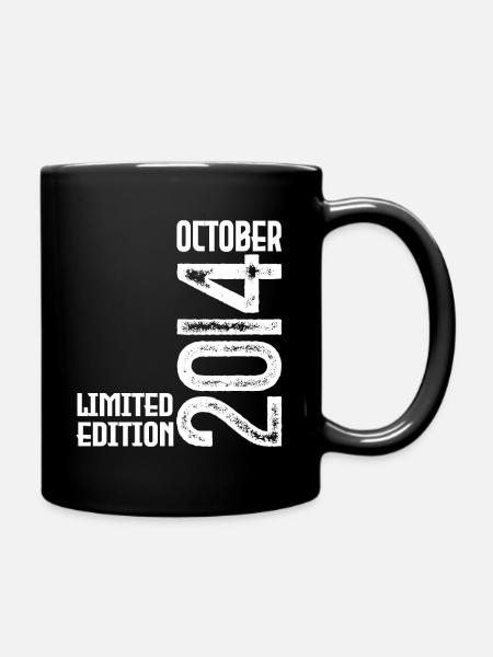 Oktober 2014 Geburtstagsgeschenk. Oktober 2014. - Tasse einfarbig - Schwarz