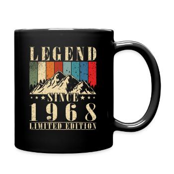 October 1968 Anniversary gift. October 1968. - Full Colour Mug - black - Right