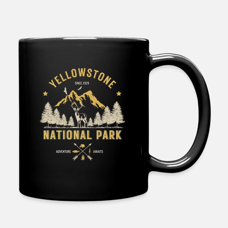 Parc national de Yellowstone - Mug uni - noir