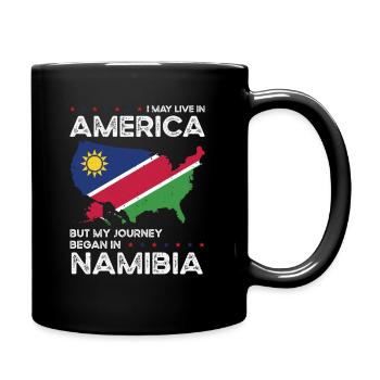 Namibie American Patriot USA Cultivé - Mug uni - noir - Droite