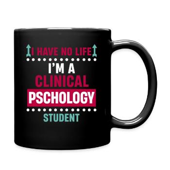 Ich Habe Kein Leben, Ich Bin Ein Gehirn Der - Tasse einfarbig - Schwarz - Rechts