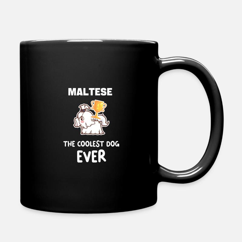 Maltais Le Chien Le Plus Cool De Tous Les Propriétaires - Mug uni - noir