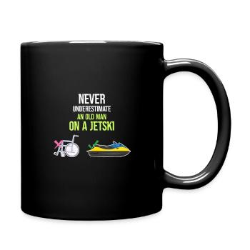 Gnocchis, c’est pour me faire aimer les pâtes à l’italienne - Mug uni - noir - Droite