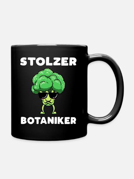 Stolzer Botaniker - Tasse einfarbig - Schwarz
