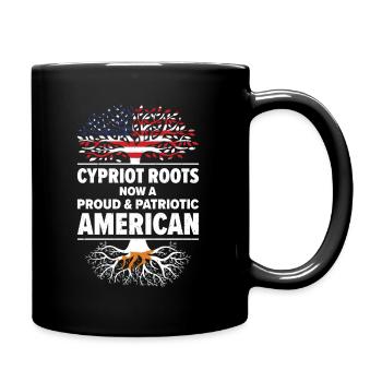 Chypriote Américain Patriote États-Unis - Mug uni - noir - Droite