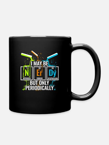 Chimie Nerd Chimiste Assistant de laboratoire chimique Étudiant - Mug uni - noir