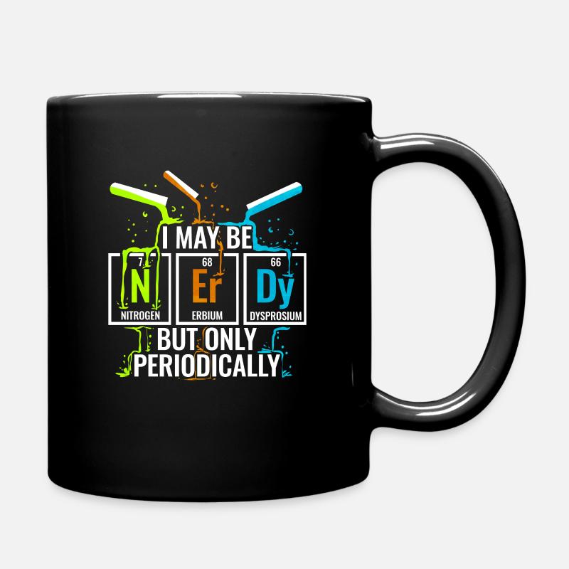 Chimie Nerd Chimiste Assistant de laboratoire chimique Étudiant - Mug uni - noir