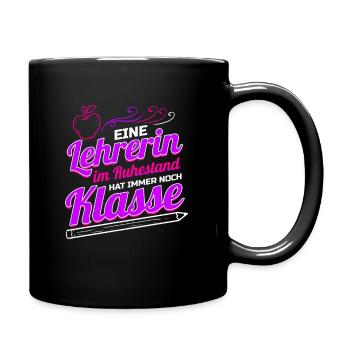 Lehrerin im Ruhestand hat Klasse Geschenk für - Tasse einfarbig - Schwarz - Rechts