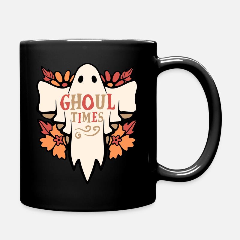 Fantôme d’Halloween, Morbide Dire Ghoul Times - Mug uni - noir