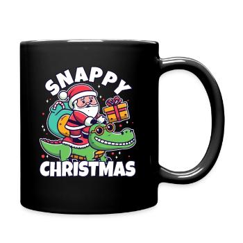 Snappy christmas - Full Colour Mug - black - Right