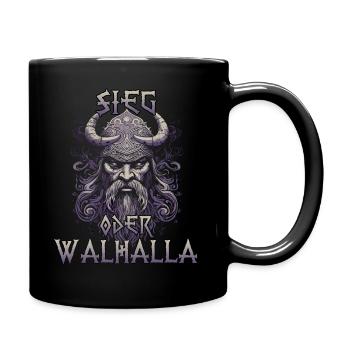 RuneCraft Gift for Norsemen Fans - Full Colour Mug - black - Right